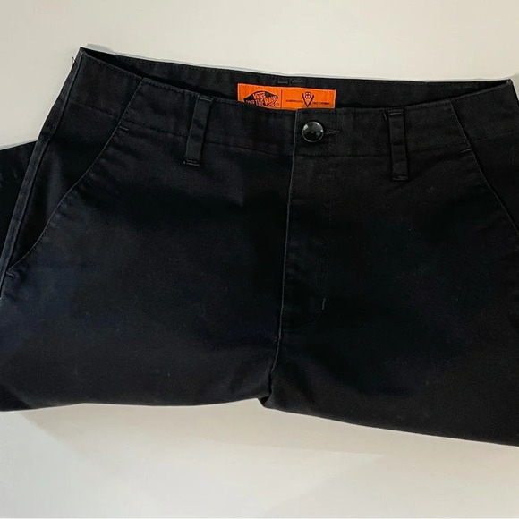 Vans Men’s black Shorts Size 30 crafted engineered classic shorts 66 logo - Picture 5 of 15